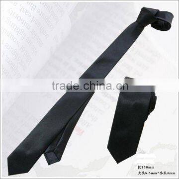 men's 100%polyester black tie