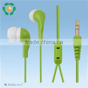 Wired earbuds new design in-ear stereo mp3 earphone for promotion