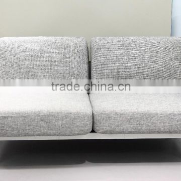 2016 Hot Sales Two Seater Fabric Wooden Sofa Chair
