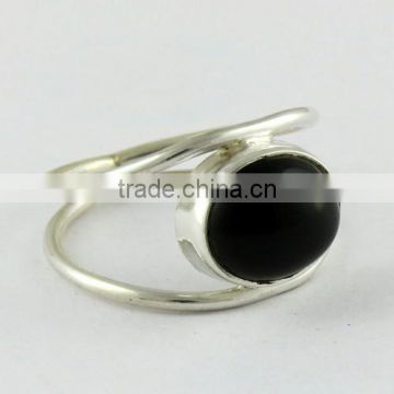 Just Wondering !! Black Onyx 925 Sterling Silver Ring, Handmade Silver Jewelry, Gemstone Silver Jewelry