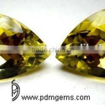 Lemon Quartz Gemstone Pear For Gold Jewellery From Manufacturer/Wholesaler