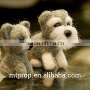 Needle Felting Kit Schnauzer And Chihuahua Wool Material Package