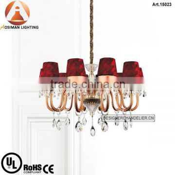 10 Light Elegant Crystal Chandelier with Clear Crystal