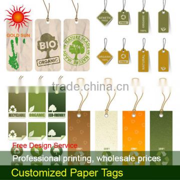 customized paper hang tag