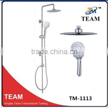 TM-1111 high quality complete chrome bathroom rain shower column set