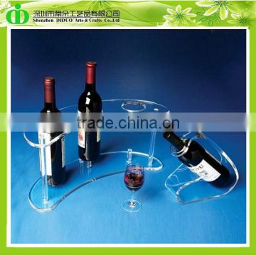 DDW-S010 Chinese Factory Directly Sells Luxury Plexiglass Wine Display Stand