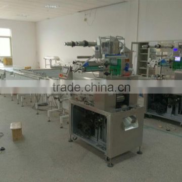 Wide Range Automatic Chocolate Bar Flow Pack Wrapper Production Packing Line
