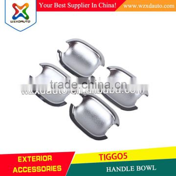 SET ABS CHROME DOOR HANDLE BOWL INSERTS COVER DOOR HANDLE BOWL FOR CHERY TIGGO5/TIGGO 5