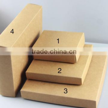 different size kraft paper shipping folding paper boxes packaging box for chargers