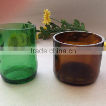 Zibo glasslucky hotsale painted cutted glass vase wholesale glass vases for decoration