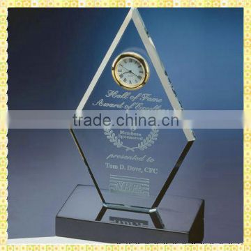 Handmade Unique Exquisite Crystal Clock Award For New Year Business Gifts Souvenirs