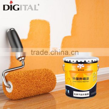 Strong adhesion cover wall fine cracks Low elastic flat exterior wall paint