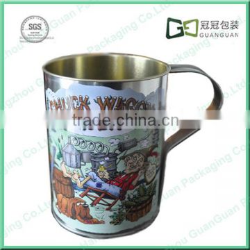 Hot sale customized tin coffee mugs