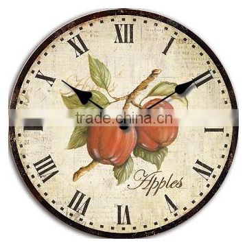 10 inch Diy Fruit Design Decorative Small Clocks