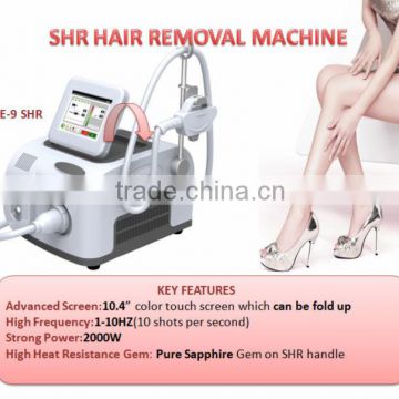Hair Removal Shr Ipl Shr 560-1200nm Hair Removal Machine Speckle Removal
