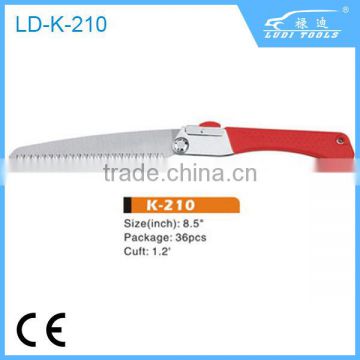 High quality garden folding saw with plastic handle