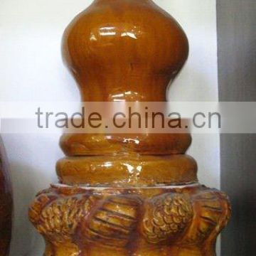 hottest Chinese traditional colored finials for temple