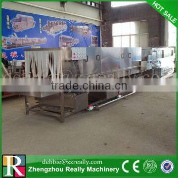 Easy operation multifunctional industry plastic basket washing and drying machine