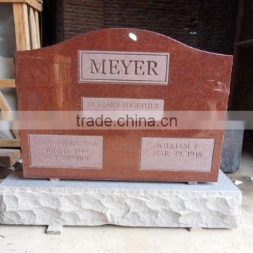 Taiwan red granite tombstone prices