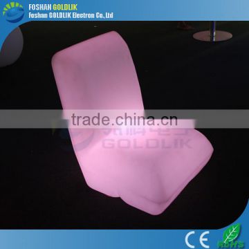 GKS-075AS modern outdoor furniture plastic led sofa