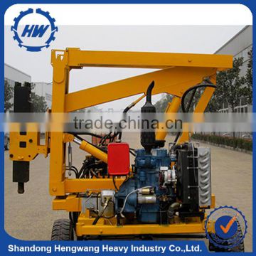 Low price highway safety guardrail pile driver /rotary pile driver for sale