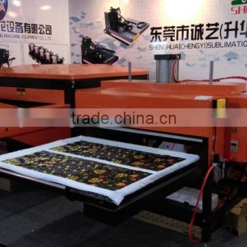 Hydraulic heat press fabric heat transfer printing machine