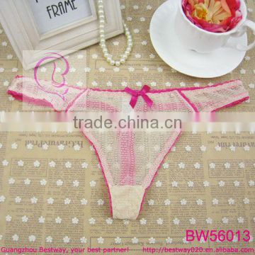 Hot young girl sexy transparent g string