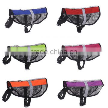 R1951H High Quality Light Weight Breathable Grid Reflective Service Dog Harness Vest