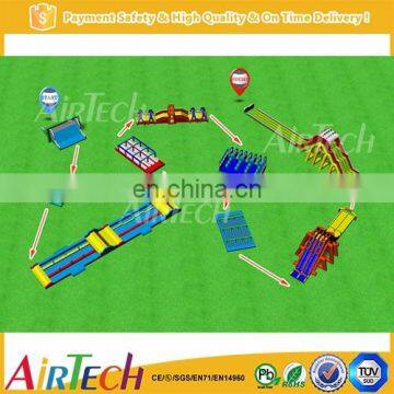 New design inflatable obstacle course obstacle run obstacle 5k for fun