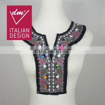Beaded Collar national style decorated neck line