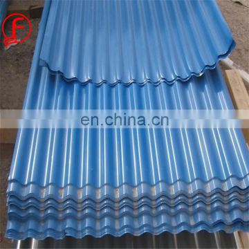 chinese weight aluminum standard size of gi 14 gauge corrugated steel roofing sheet high quality