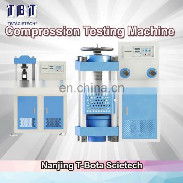 T-BOTA TBTCTM-300AS 300KN Control Hydraulic Servo control Concrete Cube Compression cube press Test Machine