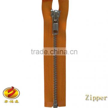 Brand New No.7 Fashion Open End Brass Metal Zipper for bags