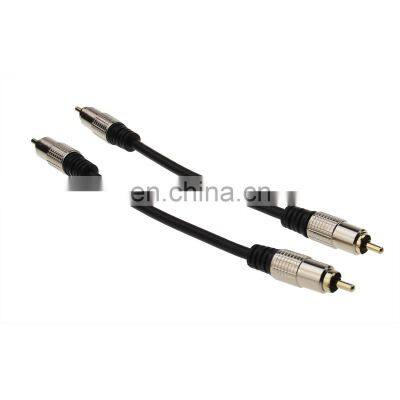 Wholesale Audio Adapter RCA cables 1 RCA Male to 1 RCA male