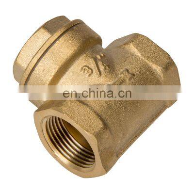 Brass swing hydraulic check valve