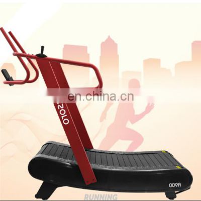 Commercial use curved self-power non-motorized air runner best price treadmill fitness sports equipment walking exercise machine