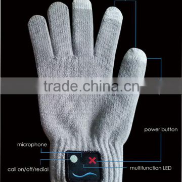 3-fingertip Touch Screen Bluetooth Gloves Hands-free Headset Calls For Smart phone