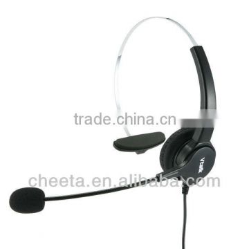 Binoral and Mororal telephone ear piece for call center