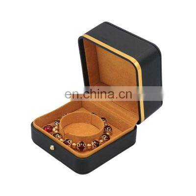 High End Best Quality factory Stocks Hot Sale Jewelry Boxes leather bangle box  bracelet box