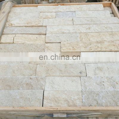 Custom cut size Decoration New Fashion Product Best Quality Travertine Split Face Tumbled Made in Turkey Wholesale Price