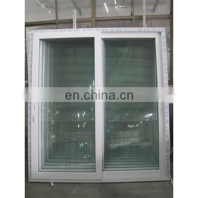 WEIKA PVC/UPVC sliding double glass door simple design plastic doors for patio/living room/kitchen/hotel
