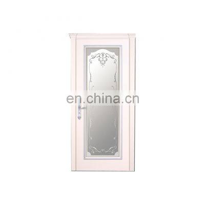 Factory wholesale price door aluminum frosted glass bathroom doors