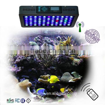HOT 120W best price programmable led light auto remote control Par38 hydroponic grow systems Led Aquarium tank Lighting for Reef