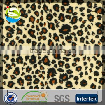 China manufacturer 160-240 gsm soft animal print polyester textile