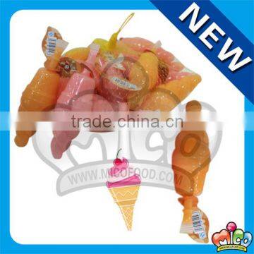 sweet ice cream shaped jelly