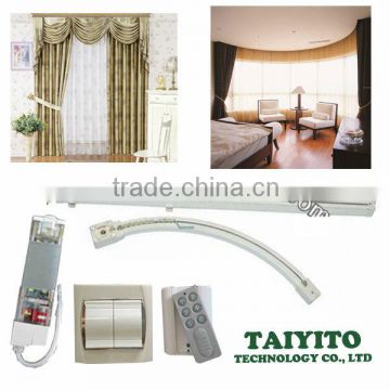 Taiyito Remote control motorized curtains for bay windows