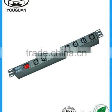 8 ways international C13 Type Socket