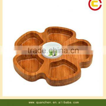 Petal Serving Platter , wooden