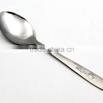 China 6pcs stainless steel dessert spoon & cutlery set