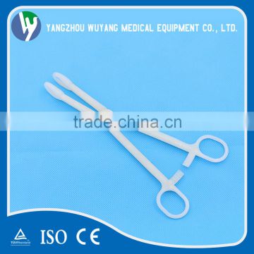 High quality types of disposable medical clamp plastic sponge holder forceps